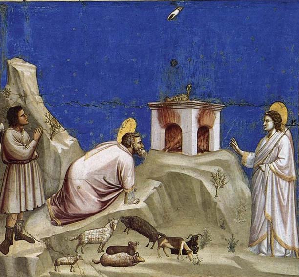 GIOTTO di Bondone Joachim-s Sacrificial Offering